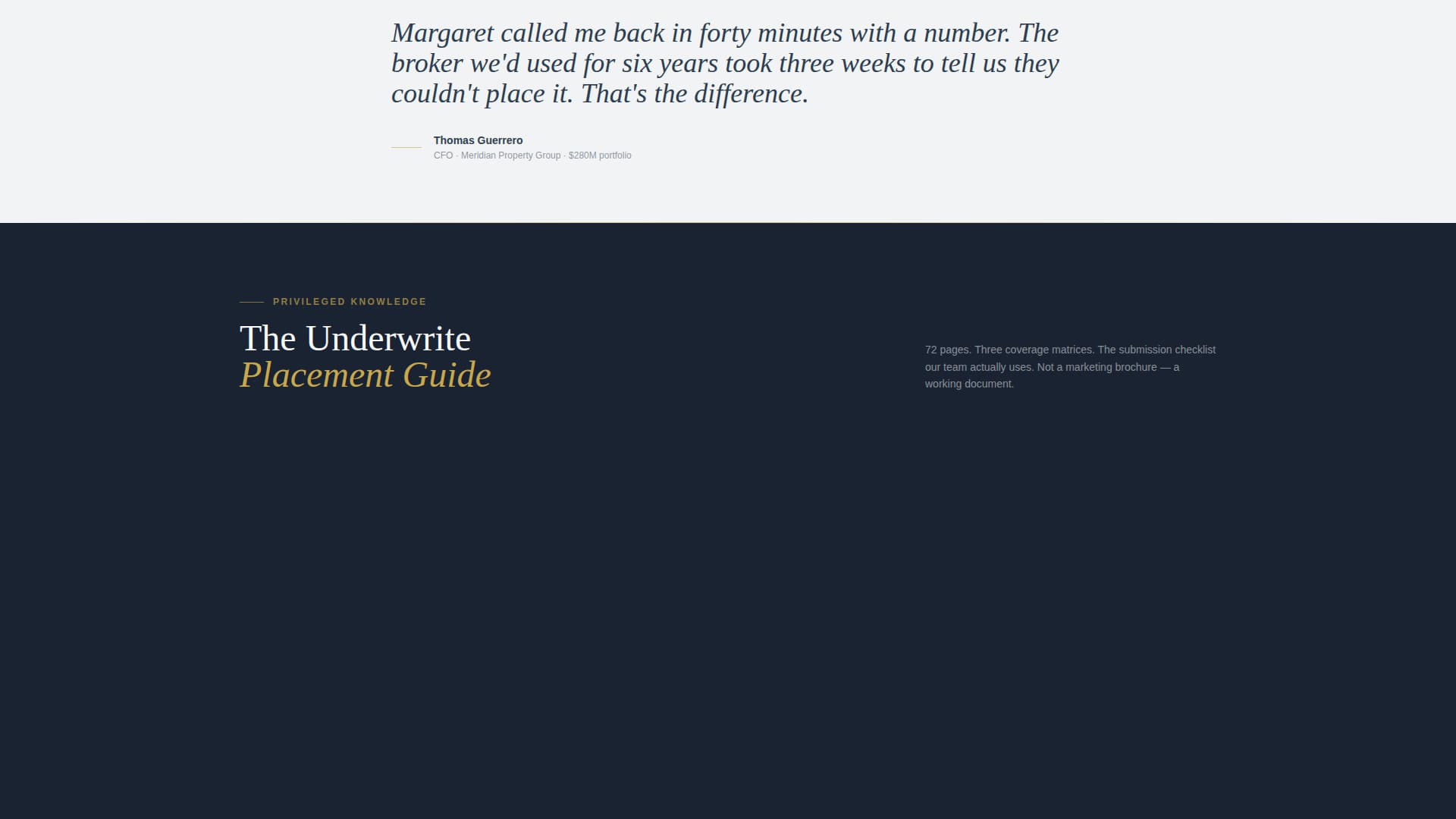 Underwriter Blog Website Template