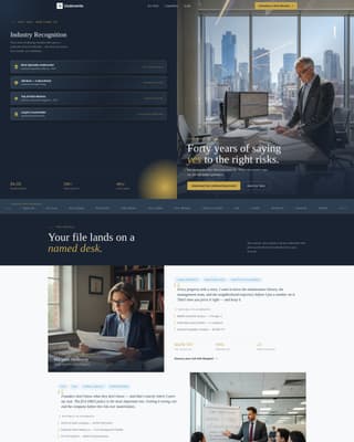 Underwriter Blog Website Template