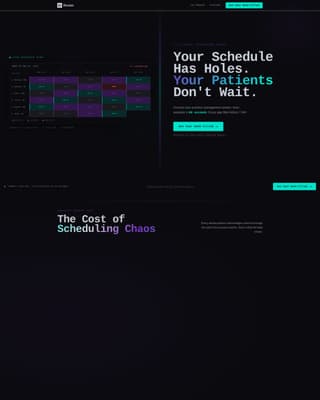 Roster - Powerful Dental Scheduling Landing Page Template