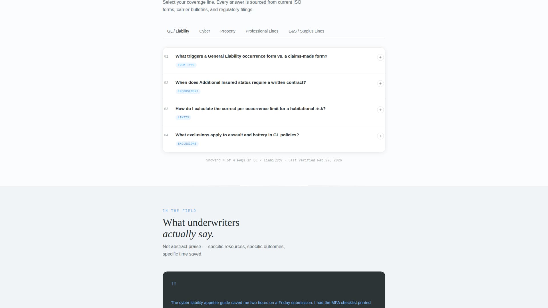 Underwriter Booking Website Template