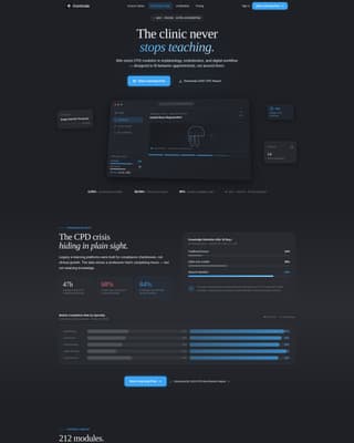 Curricula - Precision Dental Landing Page Template