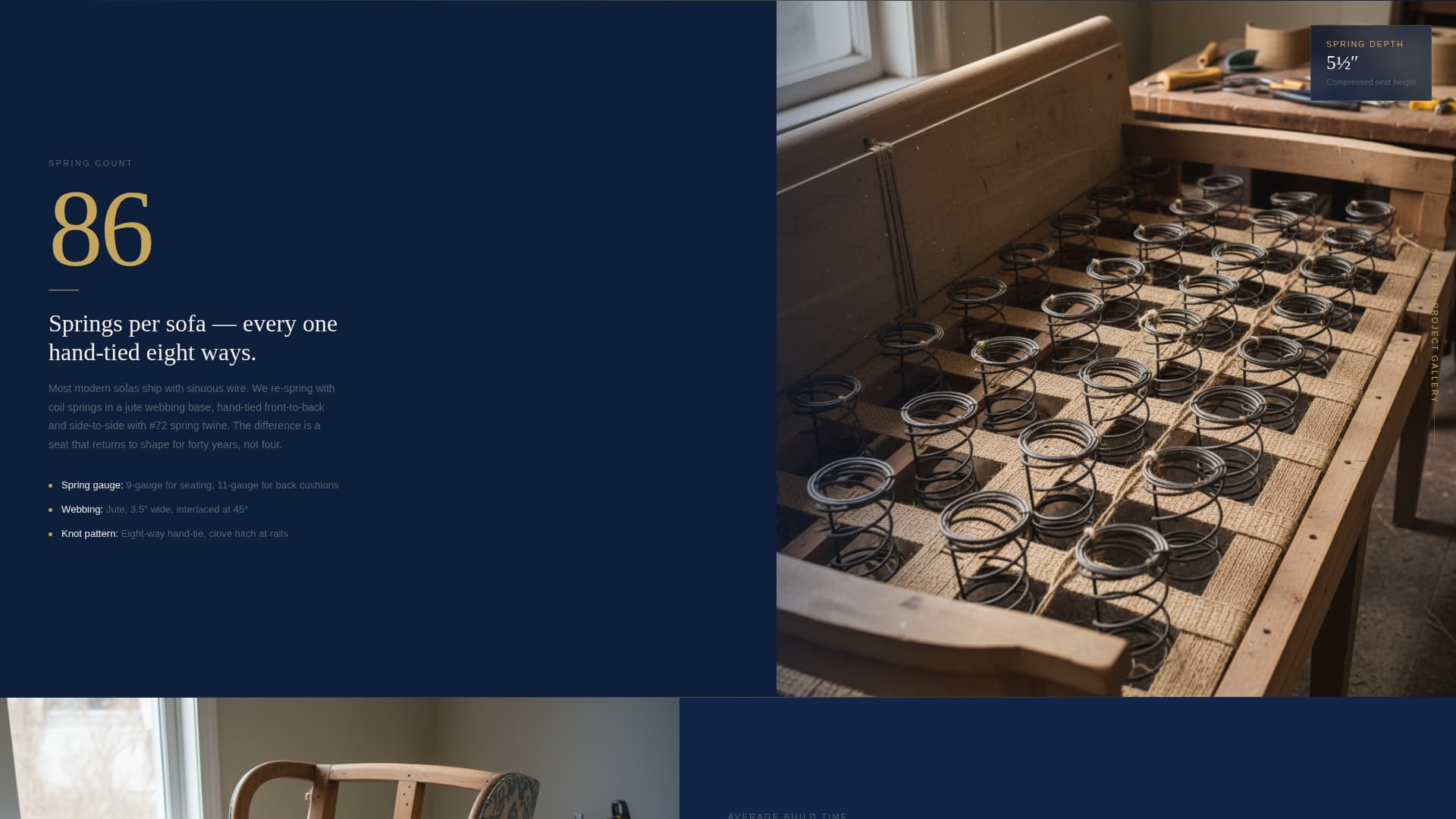 Upholsterer Business Professional Website Template