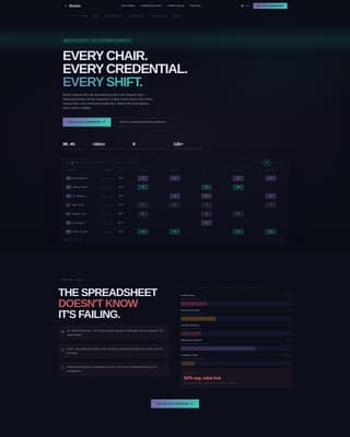 Roster - Intelligent Dentalscheduling Landing Page Template