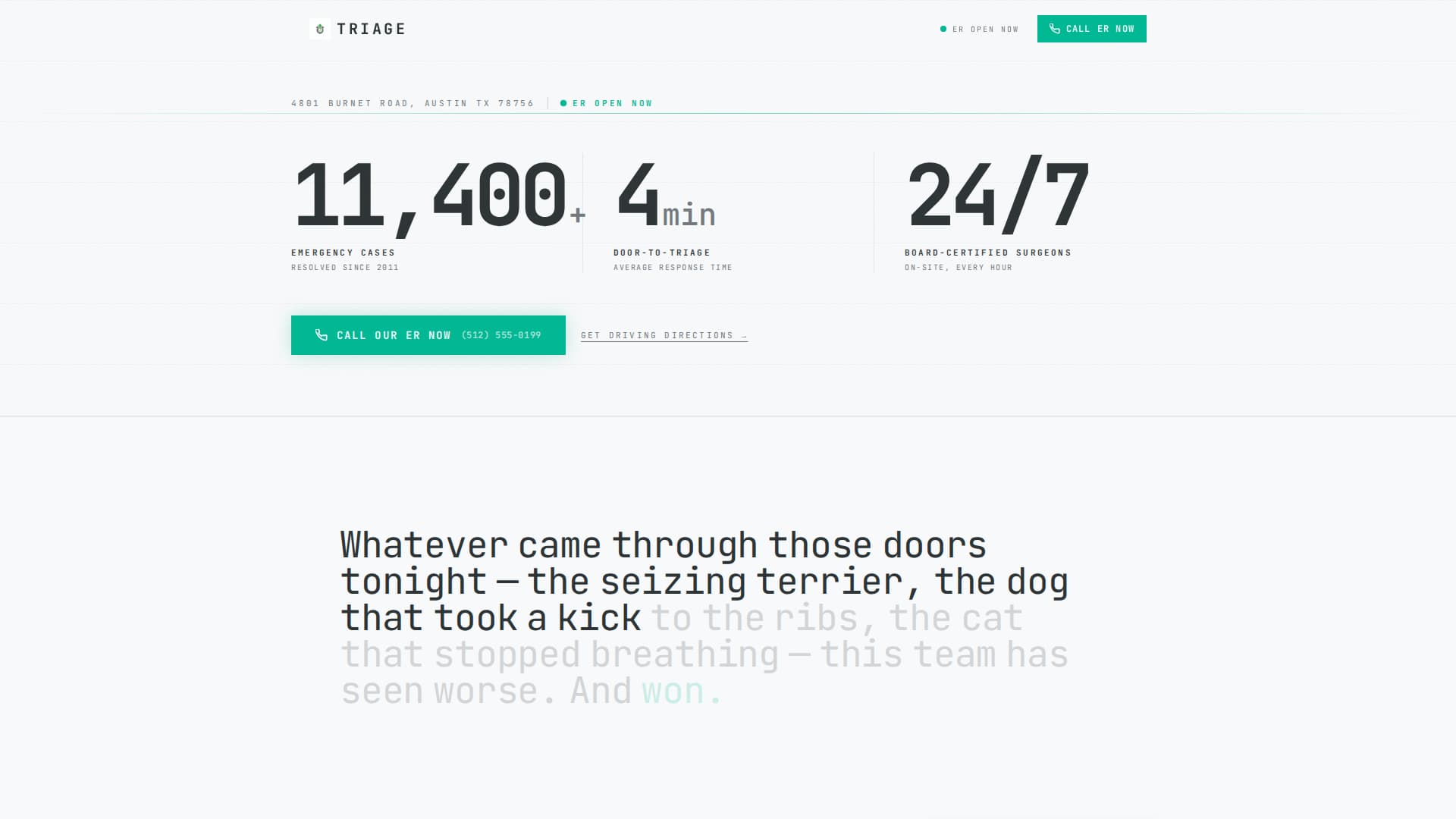 Veterinary Clinic Marketing Professional Website Template