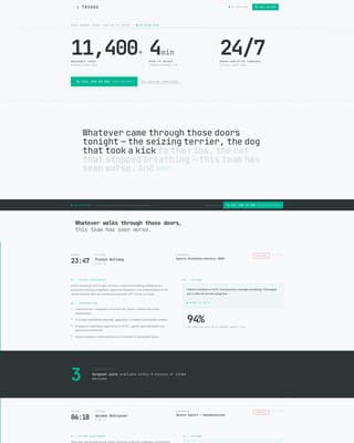 Veterinary Clinic Marketing Professional Website Template
