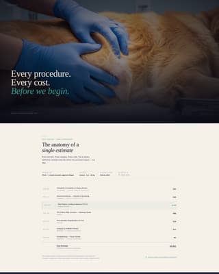 Veterinary Clinic Marketing Directory Website Template