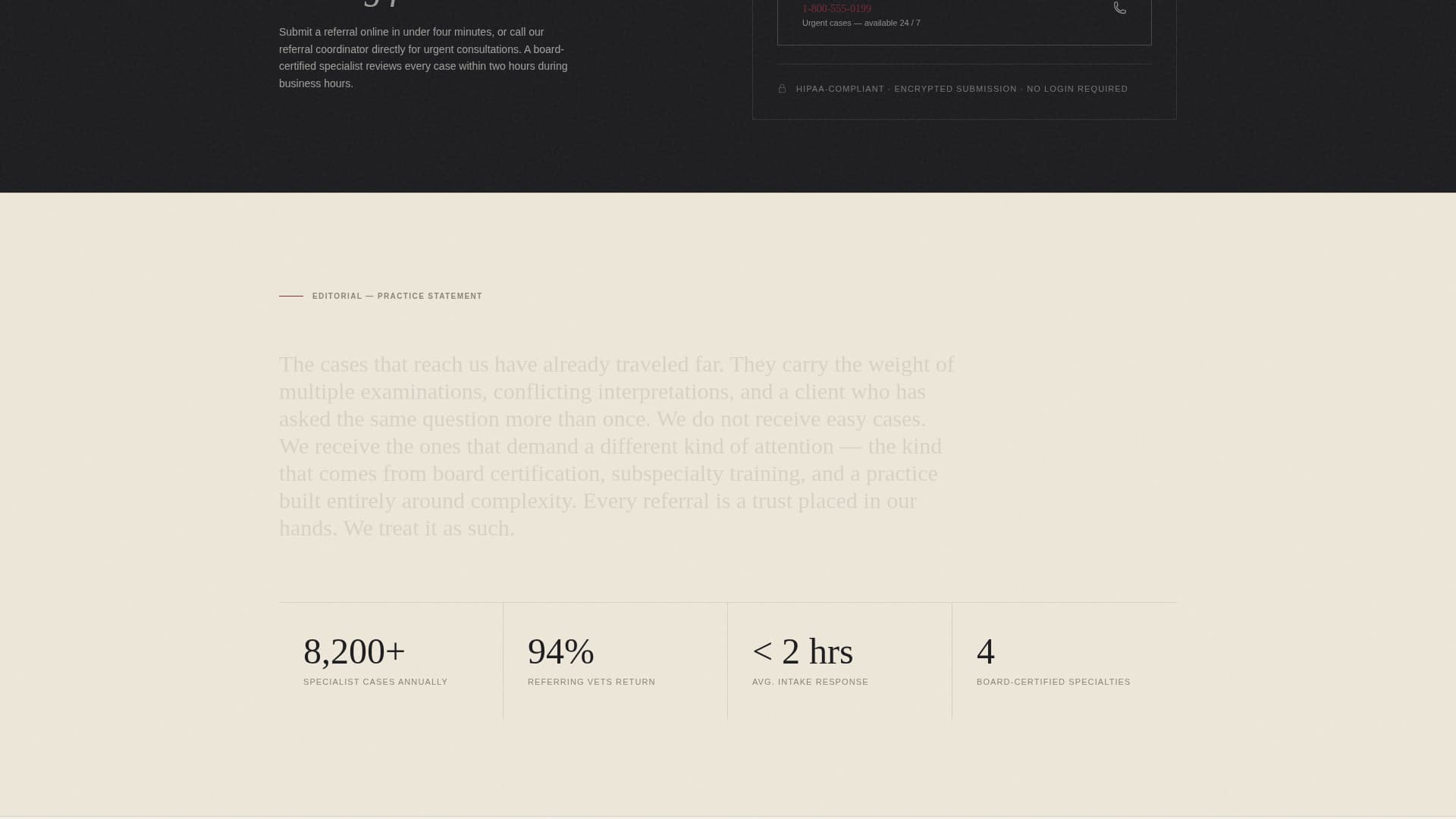 Veterinary Clinic Marketing Blog Website Template