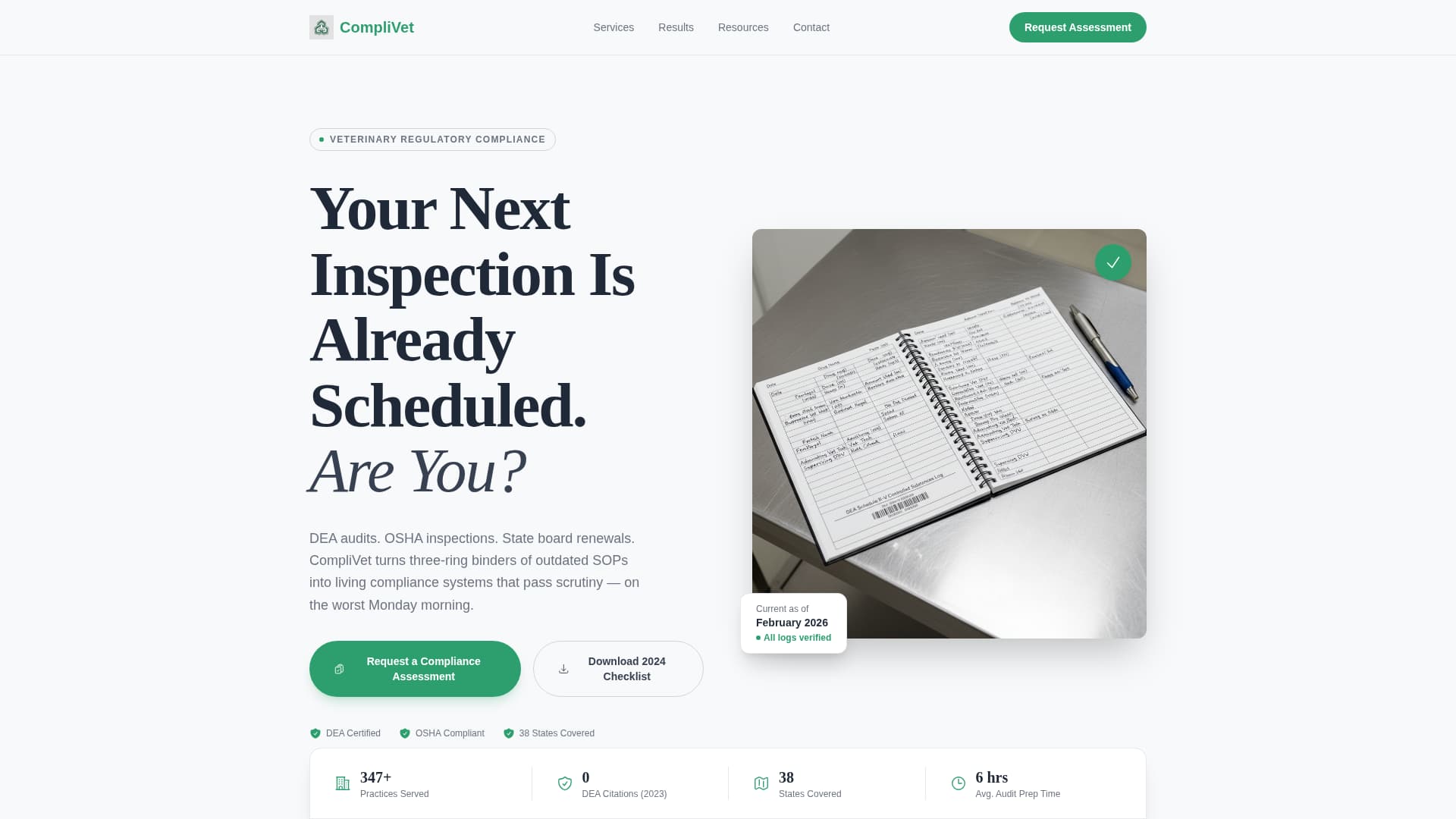 Veterinary Consulting Reviews Website Template