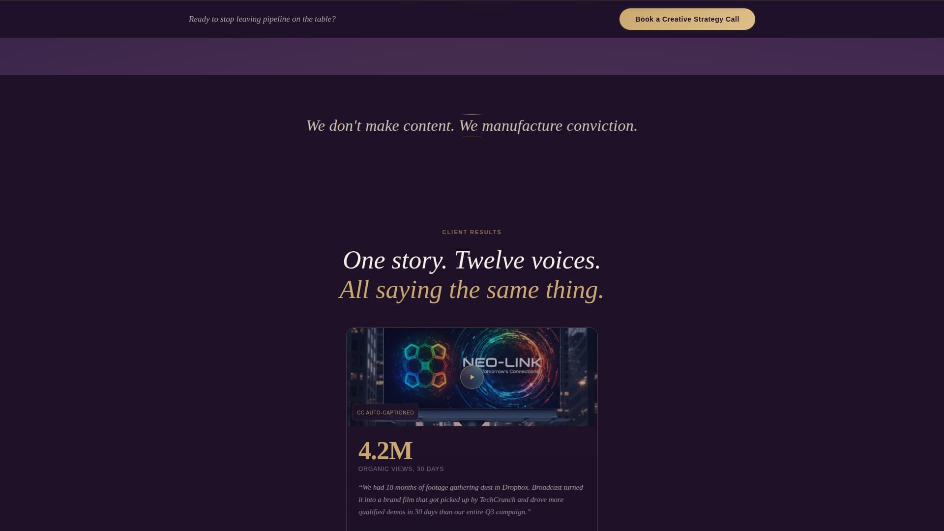 Marketing & Advertising Agency Booking Website Template