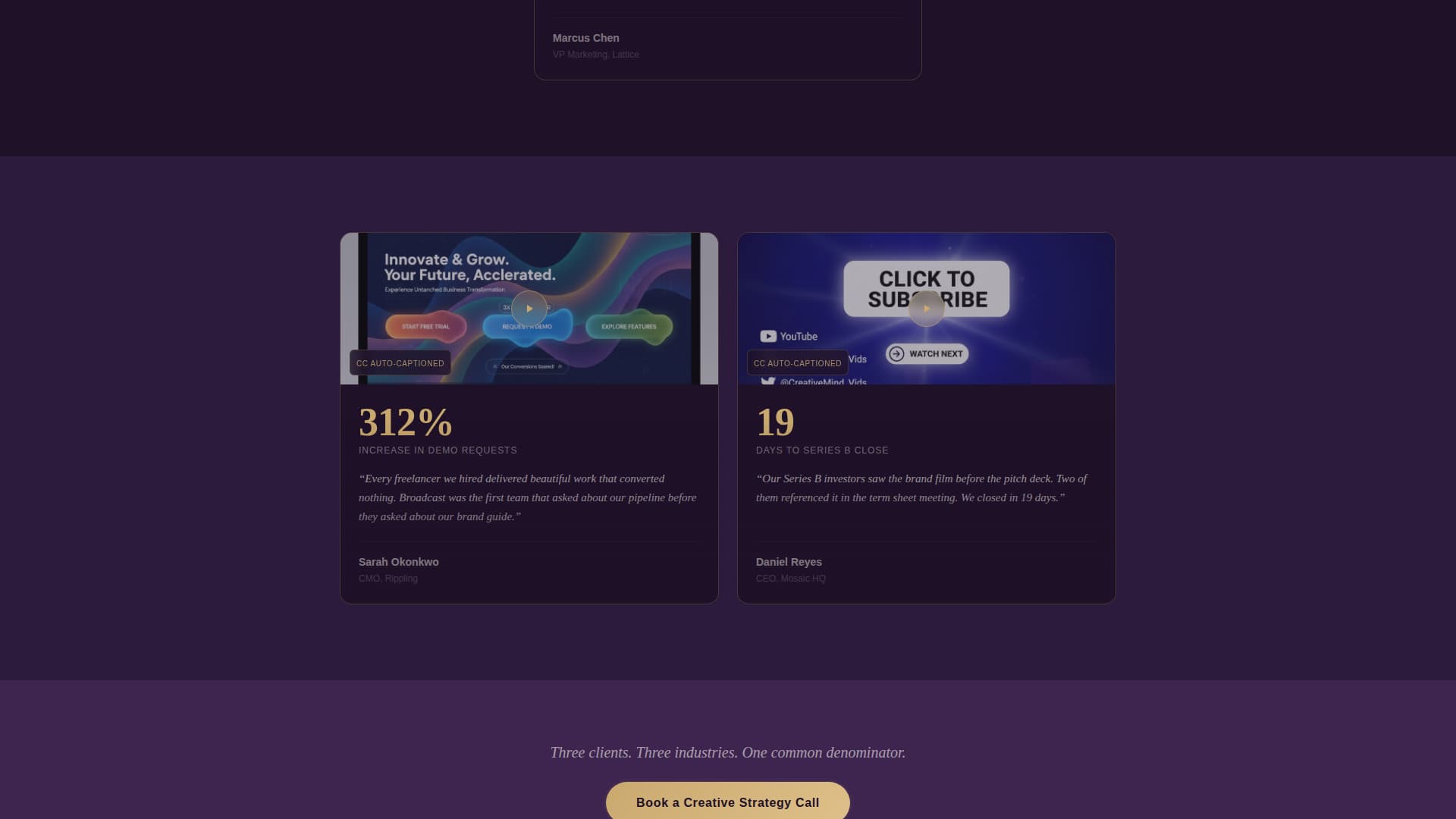 Marketing & Advertising Agency Booking Website Template