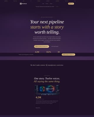 Marketing & Advertising Agency Booking Website Template