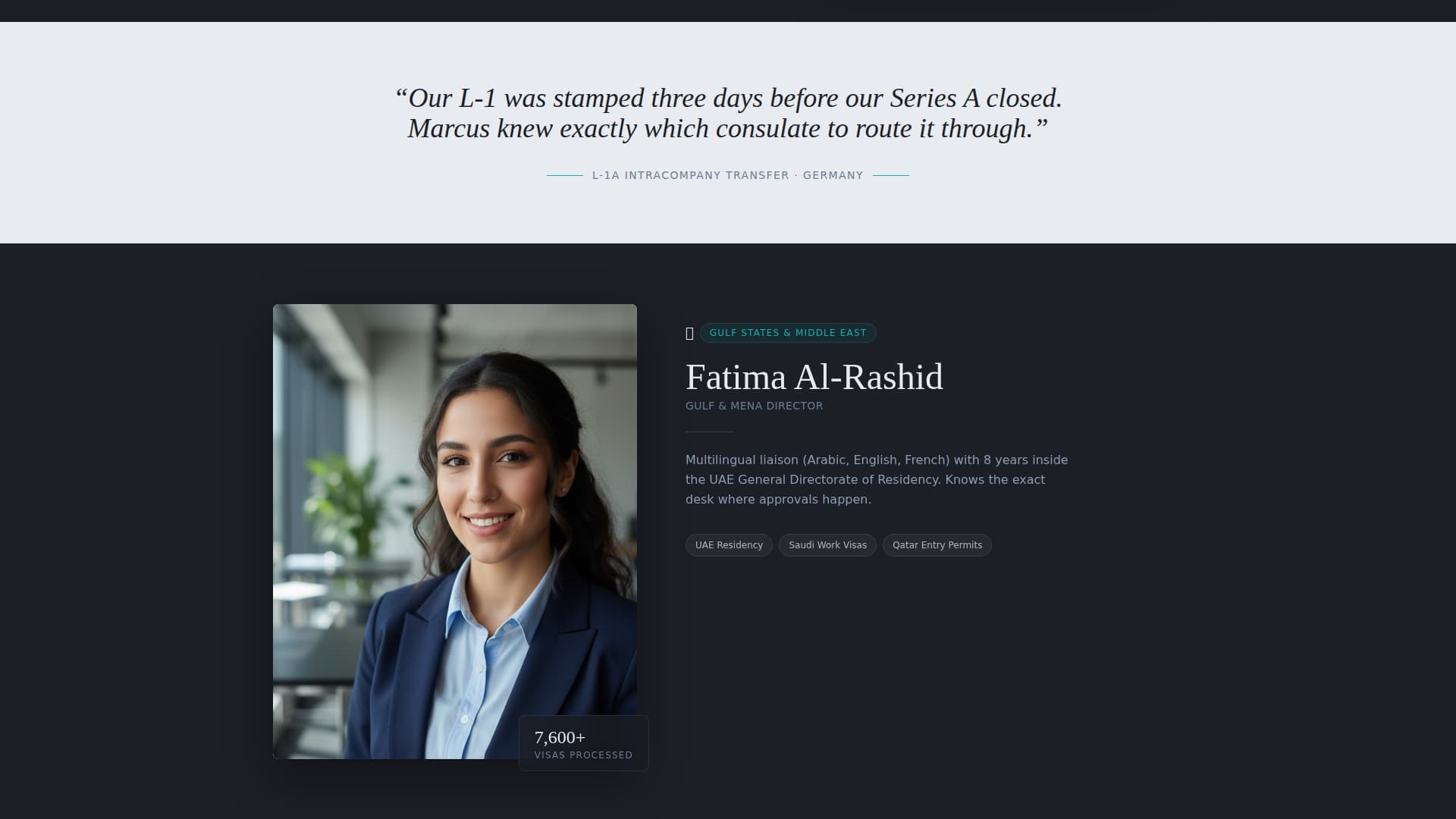 Specialty Consulting Booking Website Template