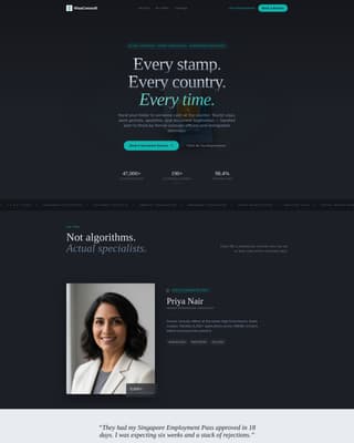 Specialty Consulting Booking Website Template
