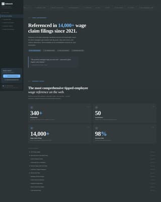 Waiter & Server Privacy Policy Website Template