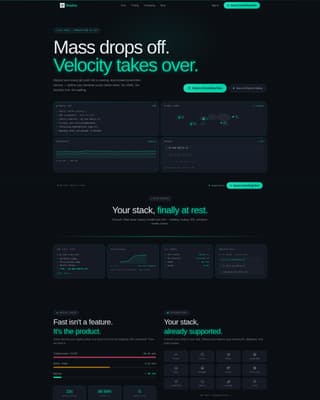 Deploy - Instant Deployment Landing Page Template