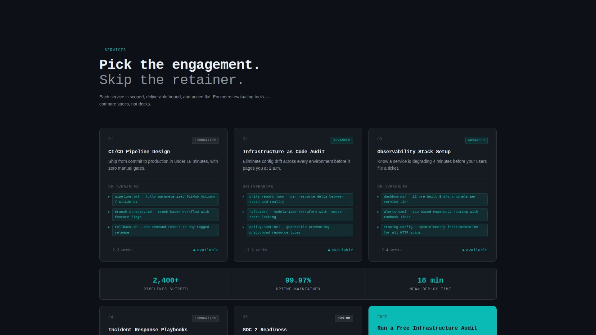 Deploy — Robust DevOps Landing Page Template