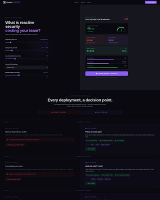 Pipeline - Hardened DevSecOps Landing Page Template