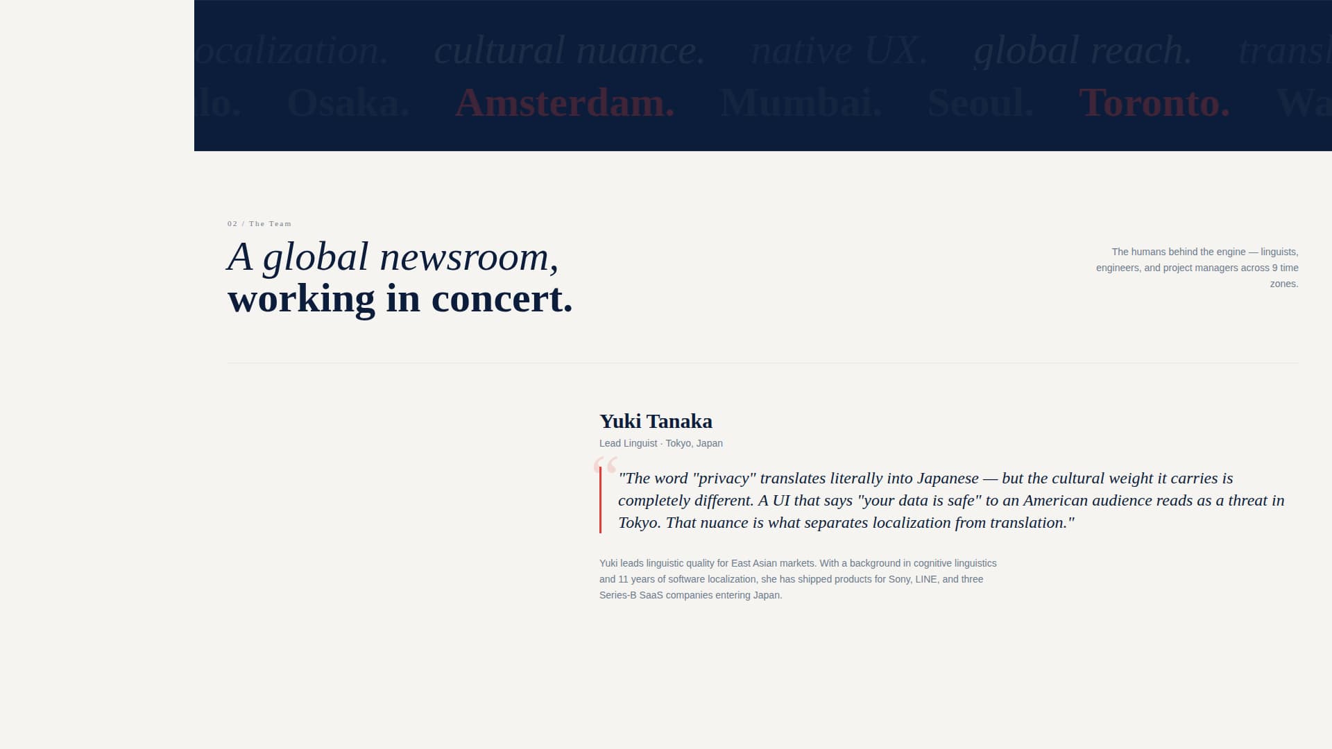 Translation & Localization Blog Website Template