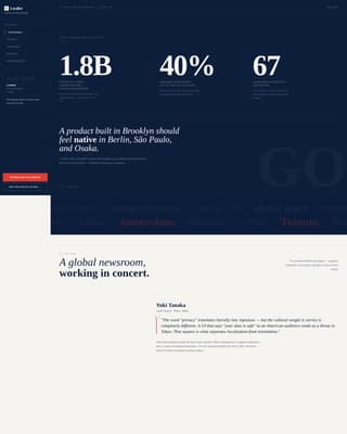 Translation & Localization Blog Website Template