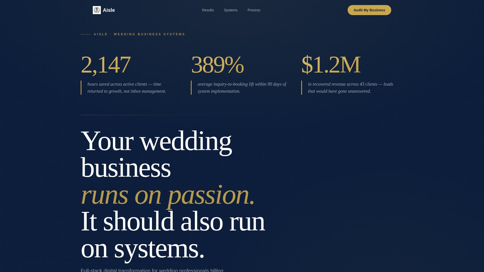 Wedding Consulting Specialist Professional Website Template
