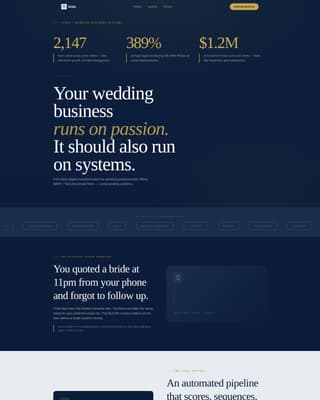 Wedding Consulting Specialist Professional Website Template