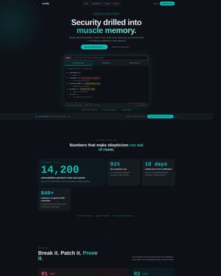Certify - Hands-On DevSecOps Landing Page Template
