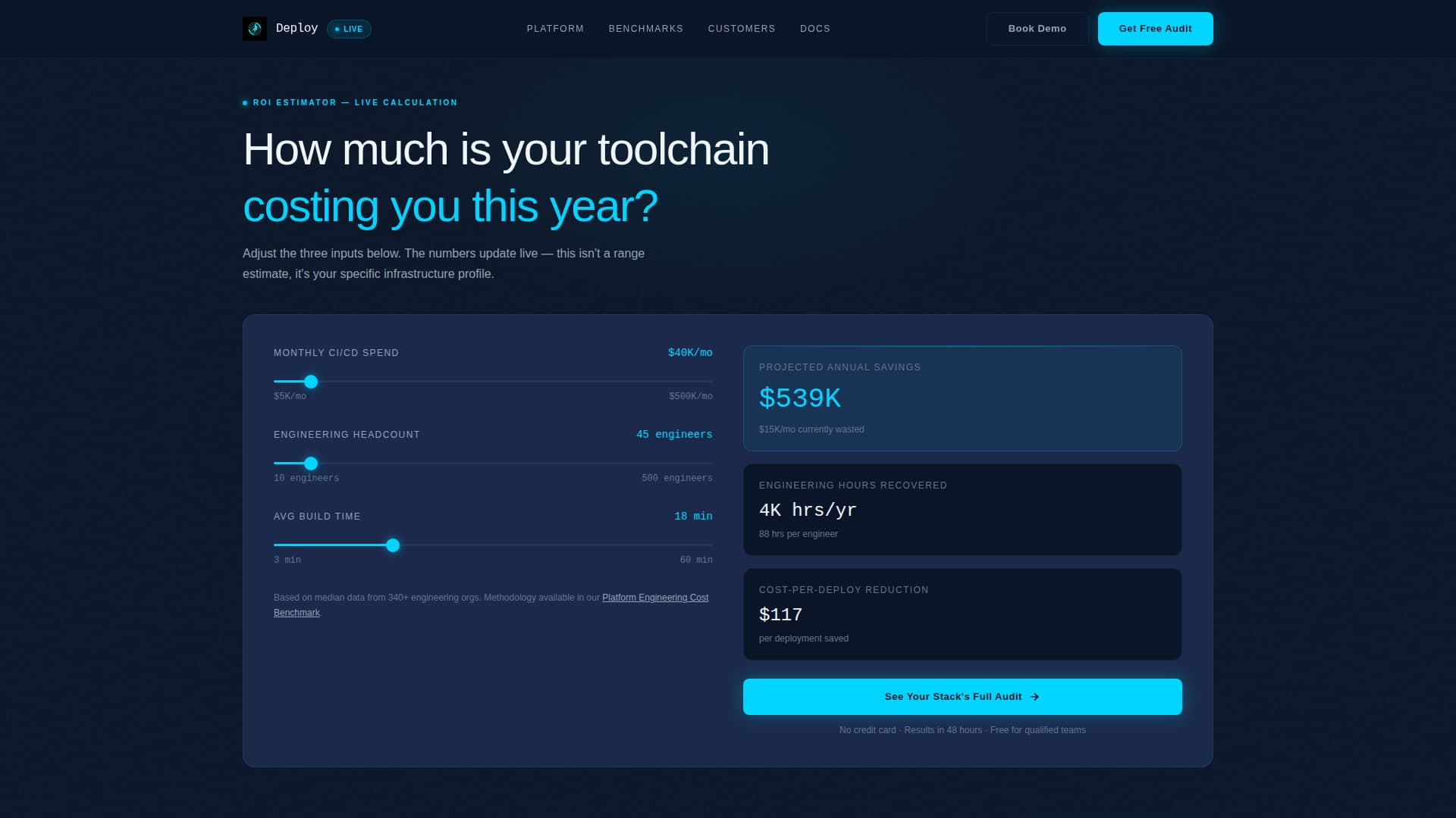 Vault — DevTools Integration Landing Page Template