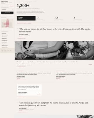 Officiant — Premium Wedding Ceremony Landing Page Template