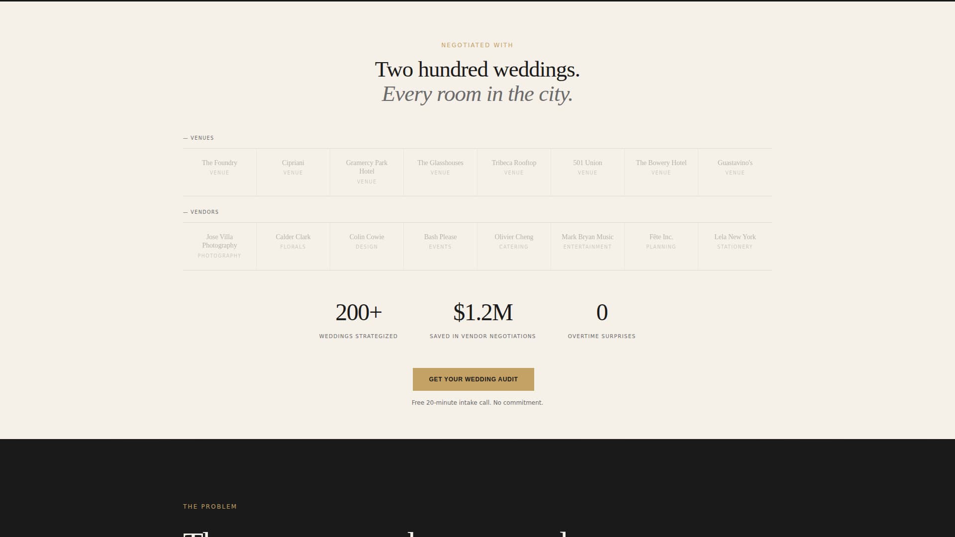 Wedding Consulting Booking Website Template