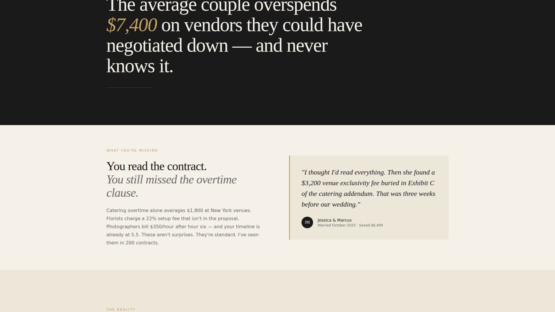 Wedding Consulting Booking Website Template