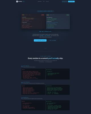 Ship - High-Velocity DevTools Landing Page Template
