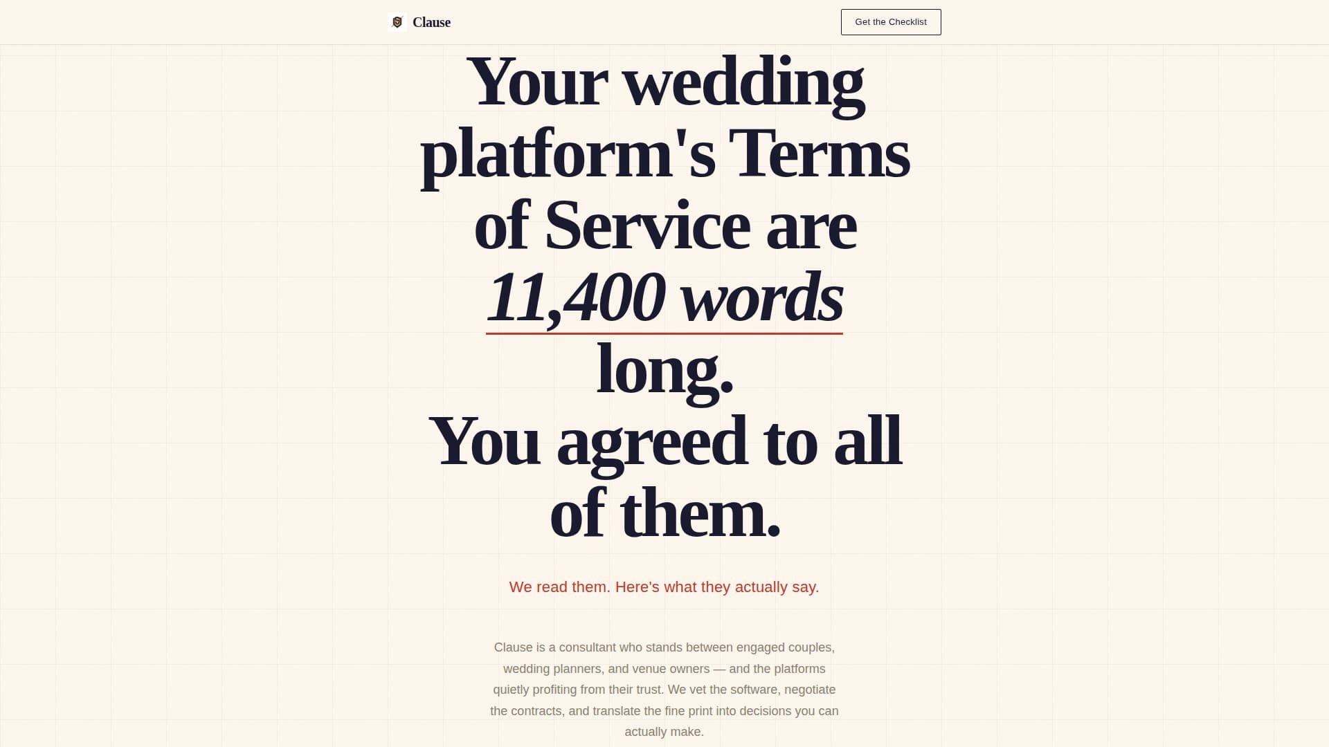 Wedding Consulting Professional Website Template