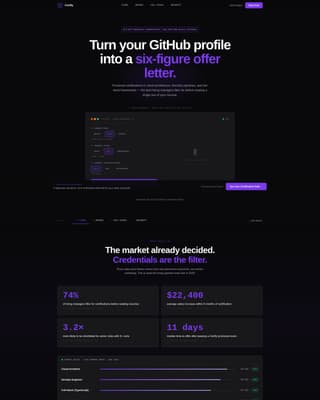 Certify - Powerful Developer Landing Page Template