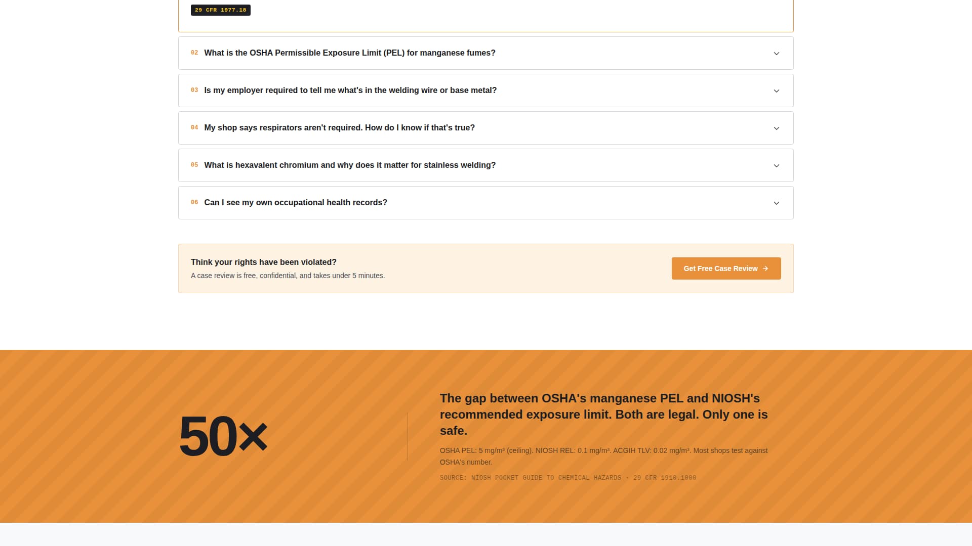 Welder FAQ Website Template