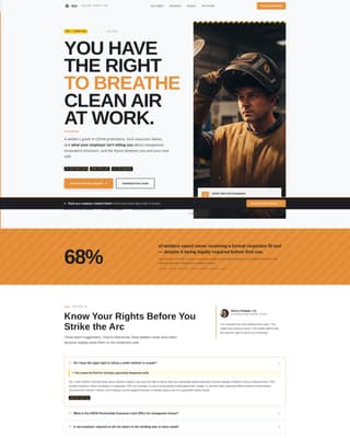 Welder FAQ Website Template