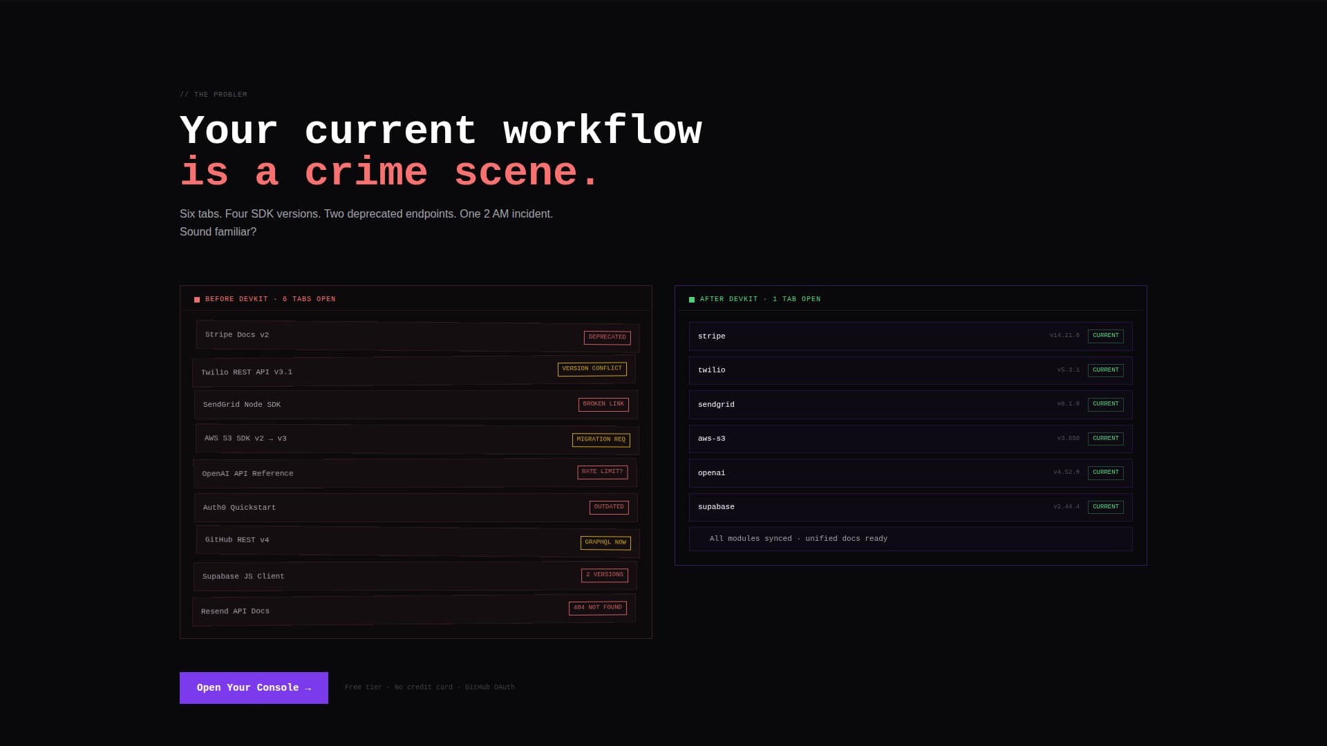 Developer - Modern Hub Landing Page Template