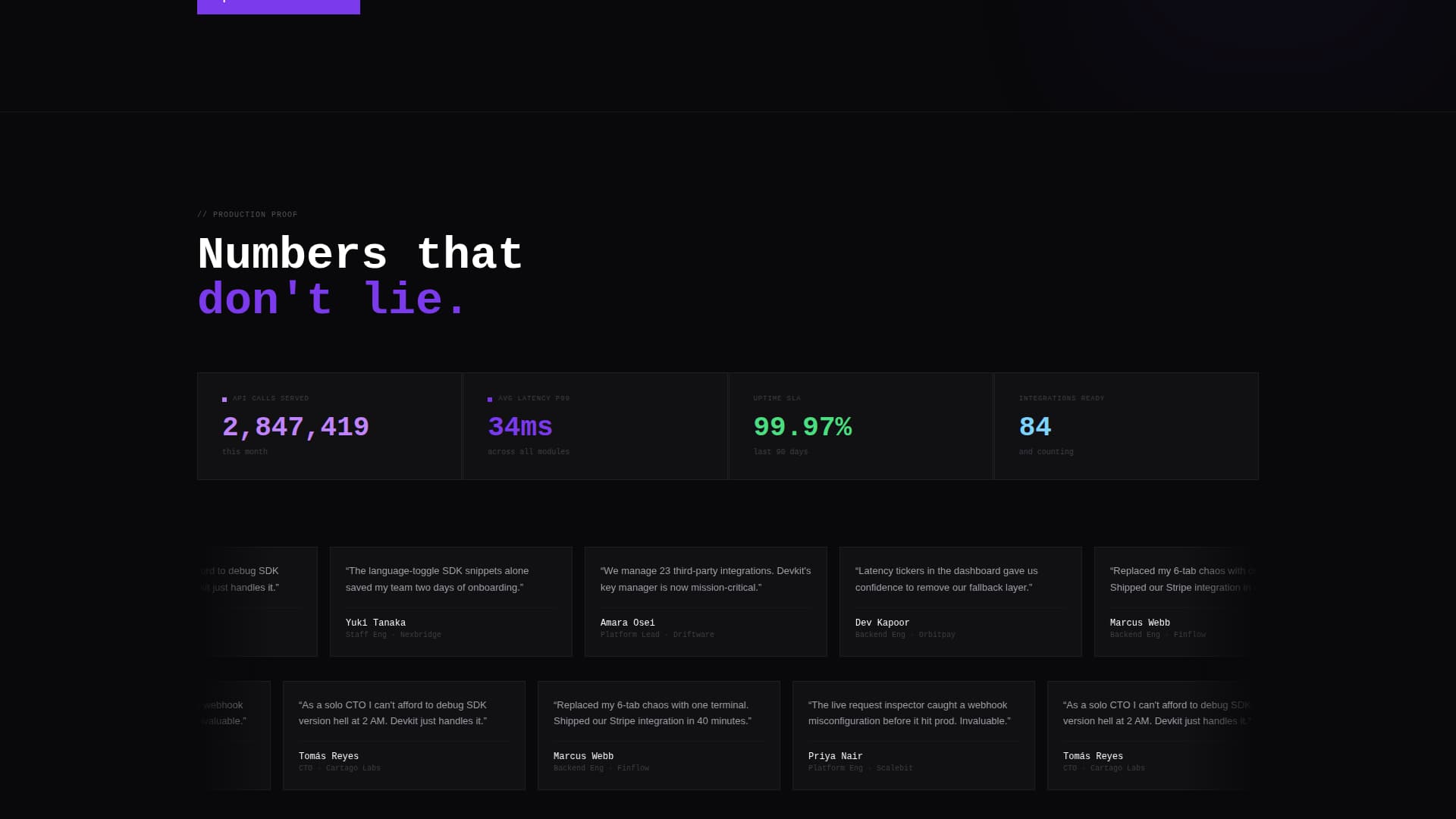 Developer - Modern Hub Landing Page Template