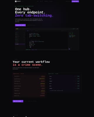 Developer - Modern Hub Landing Page Template