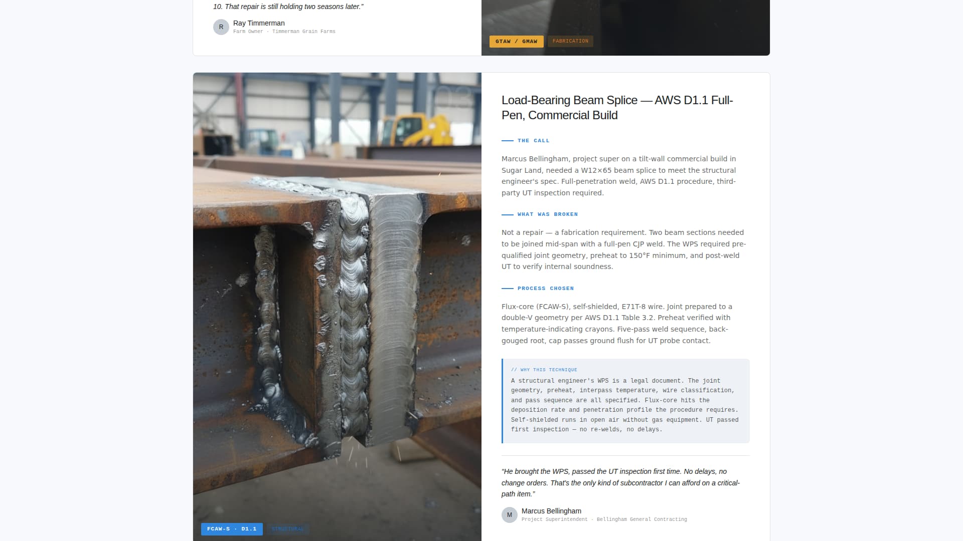 Welder Booking Website Template