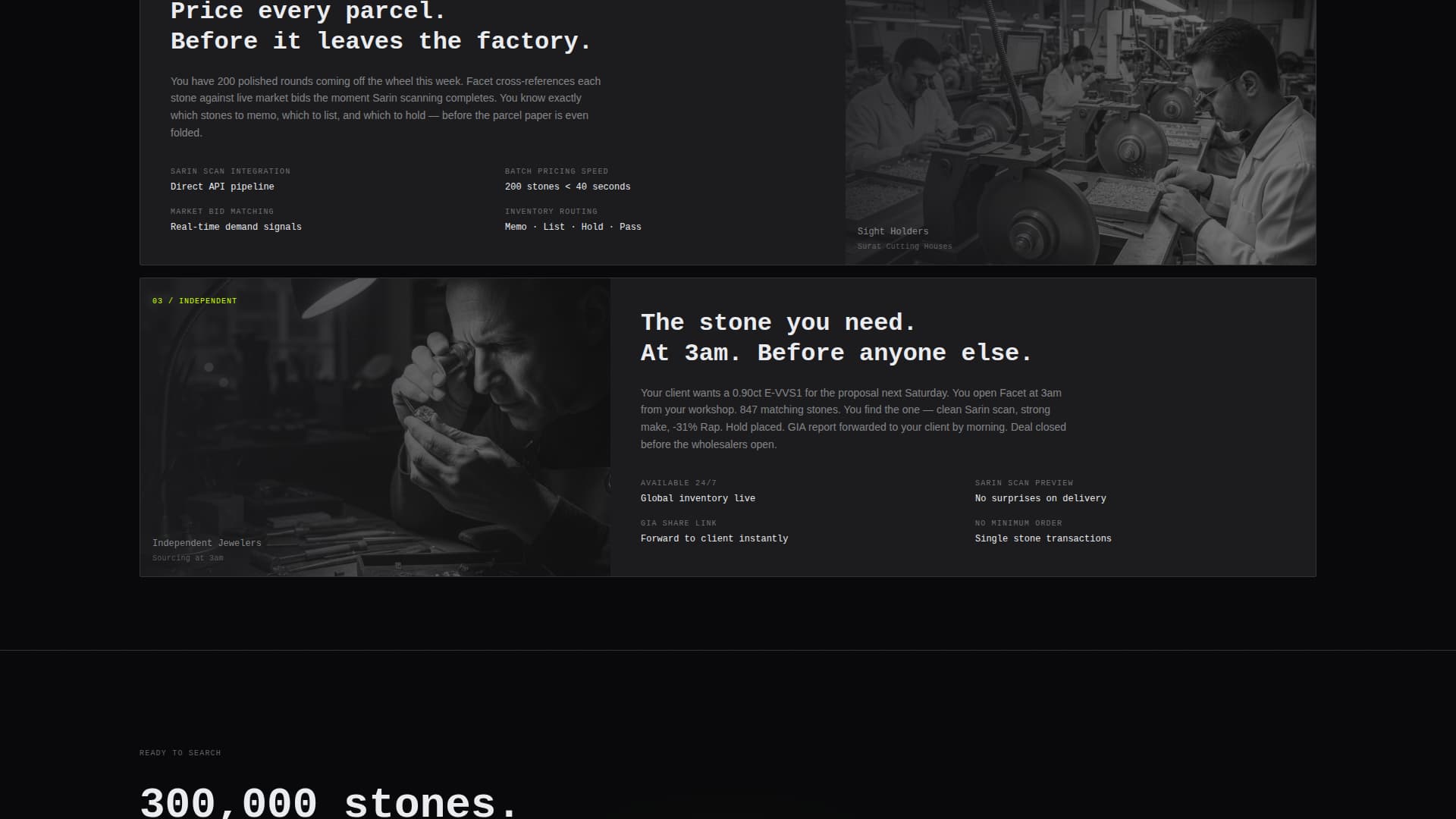 Gem — Luxury Diamond Landing Page Template