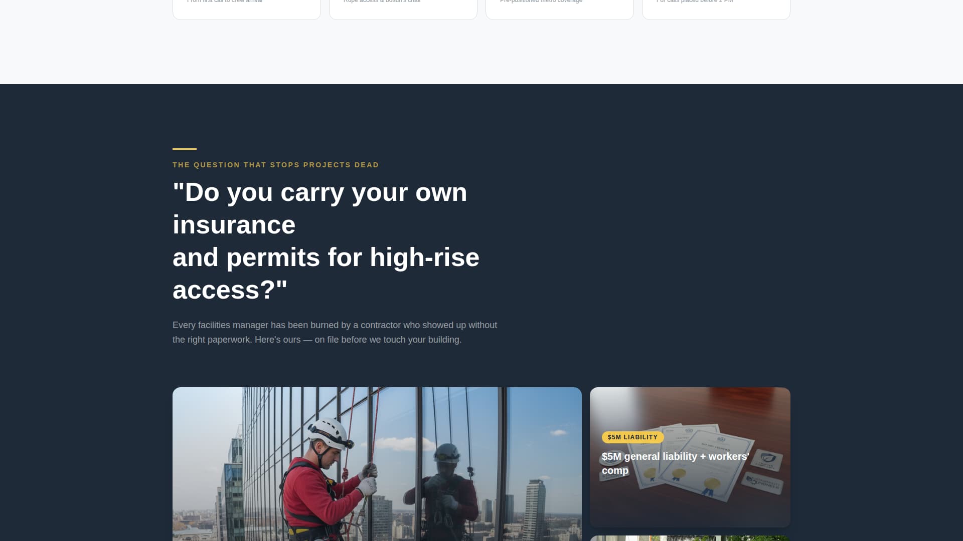 Window Cleaner Marketing Specialist Blog Website Template