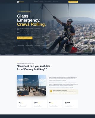 Window Cleaner Marketing Specialist Blog Website Template