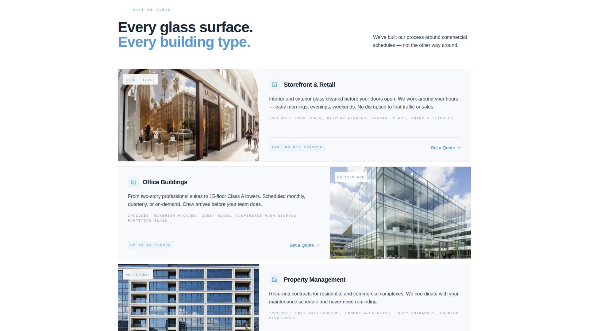 Window Cleaner Marketing Specialist Reviews Website Template