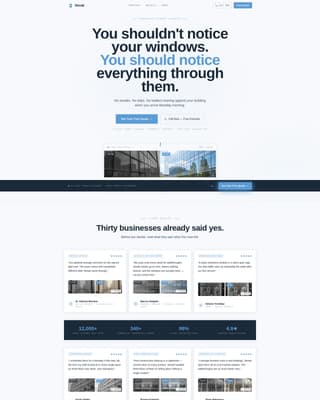 Window Cleaner Marketing Specialist Reviews Website Template