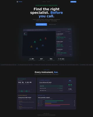Triage - Powerful Doctor Finder Landing Page Template
