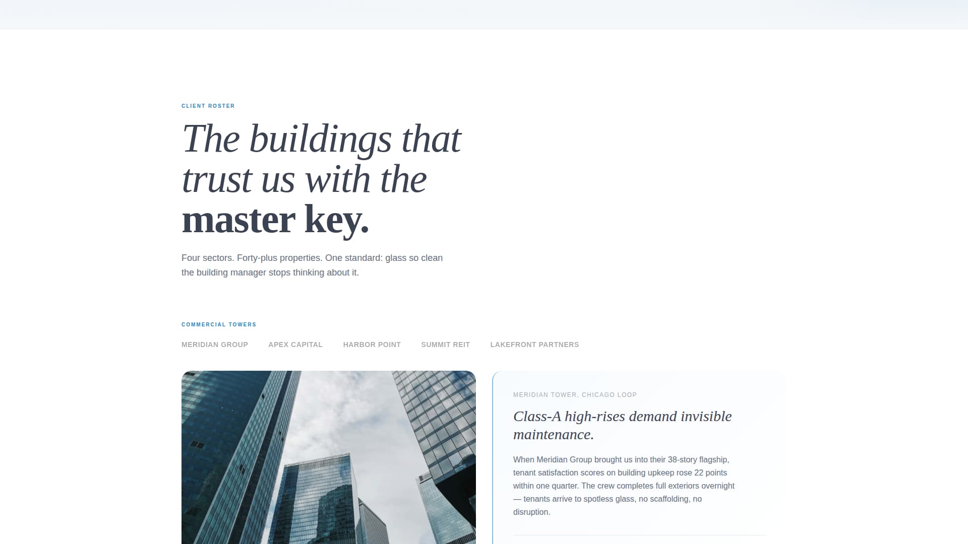 Window Cleaner Marketing Reviews Website Template