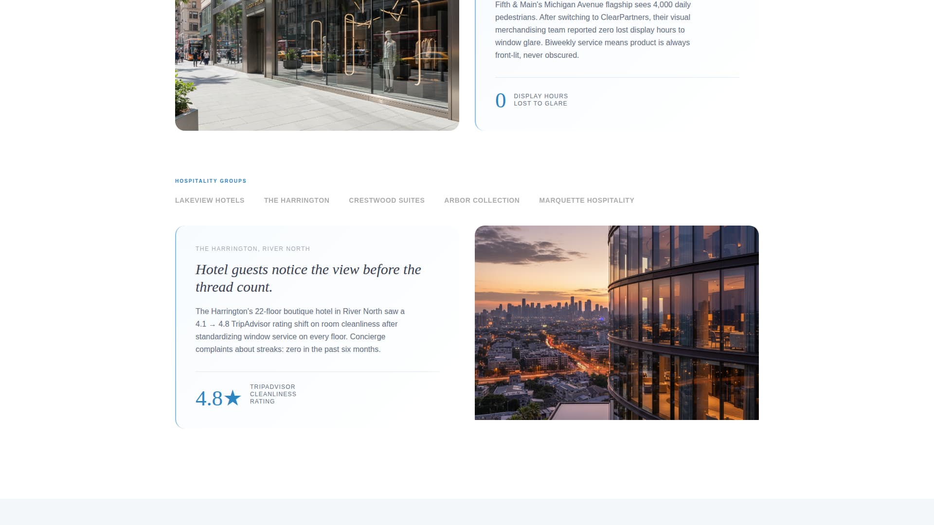 Window Cleaner Marketing Reviews Website Template