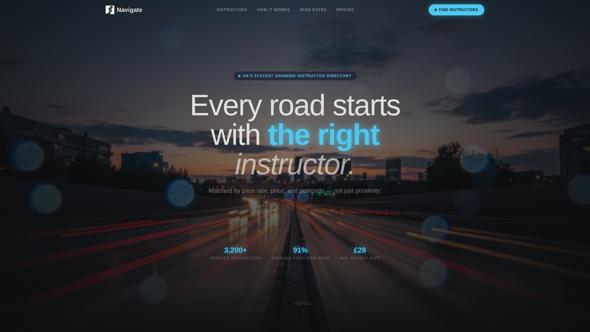 Navigate - Dynamic Instructor Landing Page Template