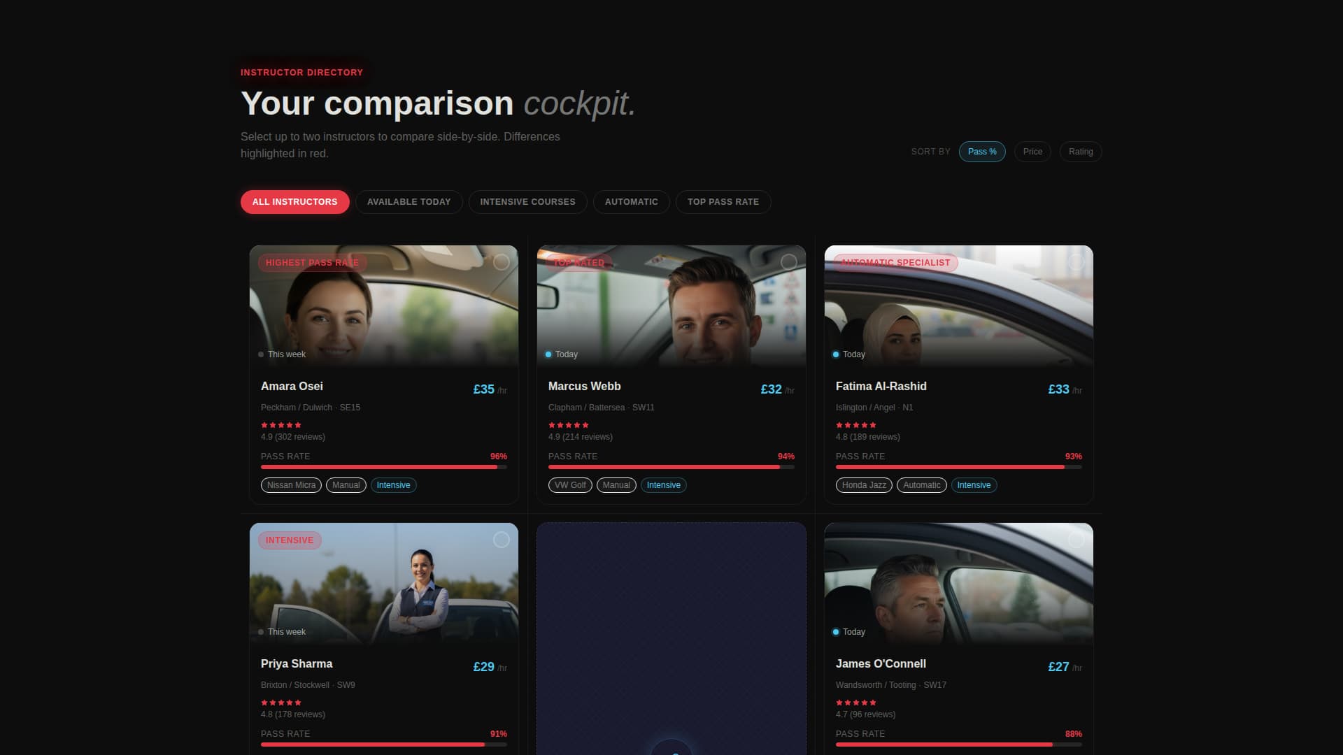 Navigate - Dynamic Instructor Landing Page Template