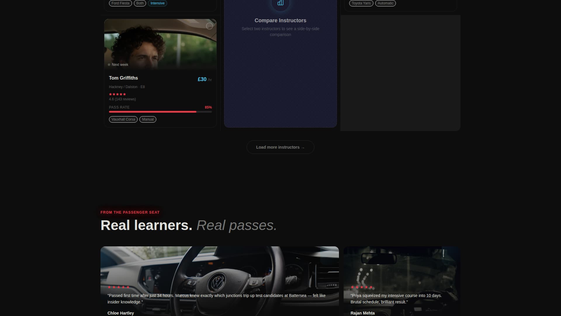 Navigate - Dynamic Instructor Landing Page Template
